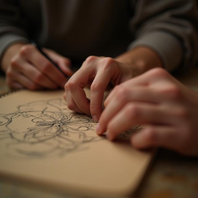 Manos trabajando en un plano detallado simbolizando el cuidado en los procesos de RRHH